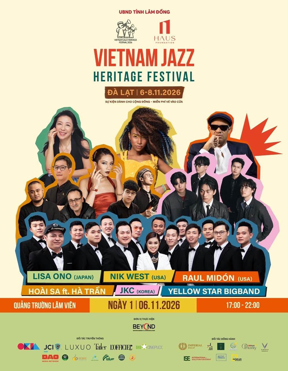 Vietnam Jazz Heritage Festival 2026 – The First International Jazz Week in Dalat